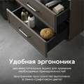 Тумба под раковину AQUATON Нео-Классика 65 2 ящика, мускат 1A290101NCR30 1A290101NCR30