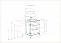 Тумба под раковину AQUATON Леон 65 Н дуб бежевый 1A194601LBPR0 1A194601LBPR0
