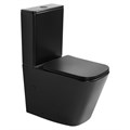 Унитаз ABBER Rechteck AC1210TMB компакт черный матовый, безободковый, смыв торнадо 6778 - фото 60112