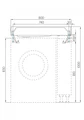 Раковина AQUATON Рейн 80 1A72113KRW010 1A72113KRW010