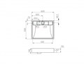 Раковина AQUATON Рейн 60 1A72103KRW010 1A72103KRW010