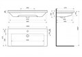 Раковина Santek Миранда 100 отверстие под смеситель 1WH302249 1WH302249