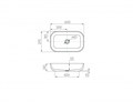 Раковина AQUATON Лола 60, белая, 1A73313KLK010 1A73313KLK010