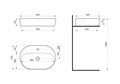 Раковина Santek Одри Round 62x42 отверстие под смеситель 1WH501710 1WH501710