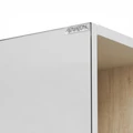 Шкаф - колонна AQUATON Сканди с зеркалом белый, дуб верона 1A253403SDB20 1A253403SDB20