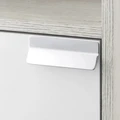 Шкаф - колонна AQUATON Флай 1-створчатый белый, дуб крафт левый 1A237903FAX1L 1A237903FAX1L