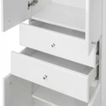 Шкаф - колонна AQUATON Симпл двустворчатая белый 1A122303SL010 1A122303SL010