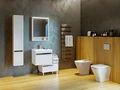 Шкаф - колонна AQUATON Капри левый белый глянец 1A230503KP01L 1A230503KP01L