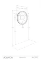 Зеркало AQUATON Анелло 85 1A260802AK010 1A260802AK010