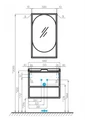 Зеркало AQUATON Лофт Фабрик 50 дуб эндгрейн 1A242502LTDU0 1A242502LTDU0