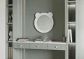 Зеркало AQUATON Каспер Мишка круглое белое матовое 1A283302CRE20 1A283302CRE20