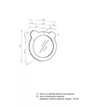 Зеркало AQUATON Каспер Мишка круглое розовое матовое 1A283302CR1E0 1A283302CR1E0
