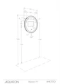 Зеркало AQUATON Анелло 75 1A260702AK010 1A260702AK010