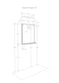 Зеркало AQUATON Терра 70 дуб кантри 1A247002TEDY0 1A247002TEDY0