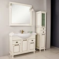 Зеркало AQUATON Жерона 105 белое золото, 1A158802GEM40 1A158802GEM40