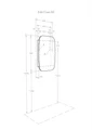 Зеркальный шкаф AQUATON Сохо 60 графит правый 1A258302AJA0R 1A258302AJA0R