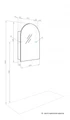 Зеркальный шкаф AQUATON Санта-Барбара 60 графит правый 1A286402CB82R 1A286402CB82R