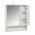Зеркальный шкаф AQUATON Флай 80 белый, дуб крафт 1A237702FAX10 1A237702FAX10