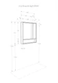 Зеркальный шкаф AQUATON Флай 80 белый, дуб крафт 1A237702FAX10 1A237702FAX10
