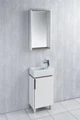 Зеркальный шкаф AQUATON Бэлла 45 белый, джара 1A221702BBAZ0 1A221702BBAZ0