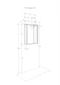 Зеркальный шкаф AQUATON Верди ПРО 60 белый, ясень фабрик 1A206902VDAV0 1A206902VDAV0