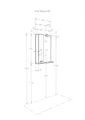 Зеркальный шкаф AQUATON Бекка ПРО 60 белый, дуб сомерсет 1A214602BAC20 1A214602BAC20