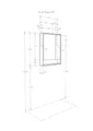 Зеркальный шкаф AQUATON Рико 65 белый, ясень фабрик 1A215202RIB90 1A215202RIB90