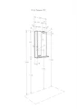 Зеркальный шкаф AQUATON Бекка ПРО 50 белый, дуб сомерсет 1A214502BAC20 1A214502BAC20