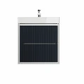Фасад для тумбы в ванную 55см Watersense Carol цвет синий моренго волна W02059 W02059