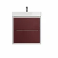 Фасад для тумбы в ванную 55см Watersense Carol цвет бургундия W02060 W02060