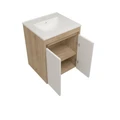 Фасад для тумбы в ванную 50 см Watersense цвет белый. W00963