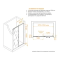 Душевая дверь RGW LE-12 (Прозрачное, 1700) 34121217-11