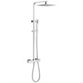 Душевая стойка ABBER Daheim AF8260L с термостатом без излива, хром 7702 - фото 61404