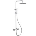 Душевая стойка ABBER Wasser Kreis AF8160L с термостатом без излива, хром 8033 - фото 62110