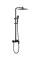 Душевая стойка ABBER Daheim AF8220BL без излива, черный матовый 8107 - фото 62385