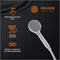 Orange IRIS M41-333cr однозахватный смеситель для установки на борт ванны с душевыми аксесуарами (шланг, лейка, держатель) M41-333cr