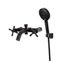 Orange Mia M34-300b, set 4 in 1, цвет черный:
1) Смеситель для ванны/душа;
2) Ручной душ 110 мм, 3 режима;
3) Шланг в металлической оплётке 1500 см;
4) Держатель настенный с 6 углами наклона. M34-300b - фото 6412 Orange Mia M34-300b, set 4 in 1, цвет черный:
1) Смеситель для ванны/душа;
2) Ручной душ 110 мм, 3 режима;
3) Шланг в металлической оплётке 1500 см;
4) Держатель настенный с 6 углами наклона. M34-300b - фото 6412