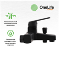 1Life (OneLife by Orage) P02-100b Полимерный смеситель для ванны/душа без душевого набора, цвет: чёрный P02-100b - фото 6431 1Life (OneLife by Orage) P02-100b Полимерный смеситель для ванны/душа без душевого набора, цвет: чёрный P02-100b - фото 6431