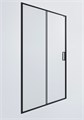 Душевая дверь Timo TD-150/03C-6, раздвижная 195*150, профиль черный, стекло прозрачное 6 мм T04 - фото 64530