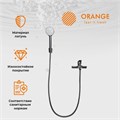 Orange Loop M26-100b однозахватный ванно/душевой смеситель с душевыми аксесуарами (шланг, лейка, держатель). Цвет:чёрный M26-100b - фото 6461 Orange Loop M26-100b однозахватный ванно/душевой смеситель с душевыми аксесуарами (шланг, лейка, держатель). Цвет:чёрный M26-100b - фото 6461