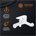 Orange Loop M26-100w однозахватный ванно/душевой смеситель с душевыми аксесуарами (шланг, лейка, держатель). Цвет: никель M26-100w