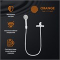 Orange Loop M26-100w однозахватный ванно/душевой смеситель с душевыми аксесуарами (шланг, лейка, держатель). Цвет: никель M26-100w