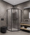 Timo Душевой угол TTSS-100/03C-8L, раздвиж 1000*1000*2000, проф черный, стекло проз 8 мм T35L Timo Душевой угол TTSS-100/03C-8L, раздвиж 1000*1000*2000, проф черный, стекло проз 8 мм T35L