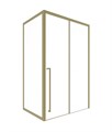 Timo Душевая дверь TDSS-150/17C-8L, раздвиж 1500*2000, проф мат золото, стекло проз 8 мм T55L