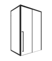 Timo Душевая дверь TDSS-120/03C-8L, раздвиж 1200*2000, проф черный, стекло проз 8 мм T56L