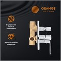 Orange Otto M22-500cr встраиваемый смеситель для ванны/душа, в комплекте внутренняя и наружная части M22-500cr