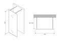 Душевая перегородка ABBER Immer Offen AG68100BF8 AG68100BF8