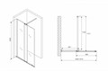 Душевая перегородка ABBER Komfort AG09100B AG09100B