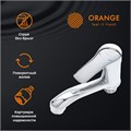 Orange Sofi M43-011cr однозахватный смеситель для умывальника (удлиненный), поворотный излив, без донного клапана M43-011cr