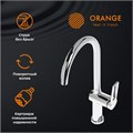 Orange Splito M36-000cr однозахватный смеситель  для кухни c поворотным изливом M36-000cr